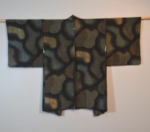 Stunning Metallic Vintage Silk Haori Jacket