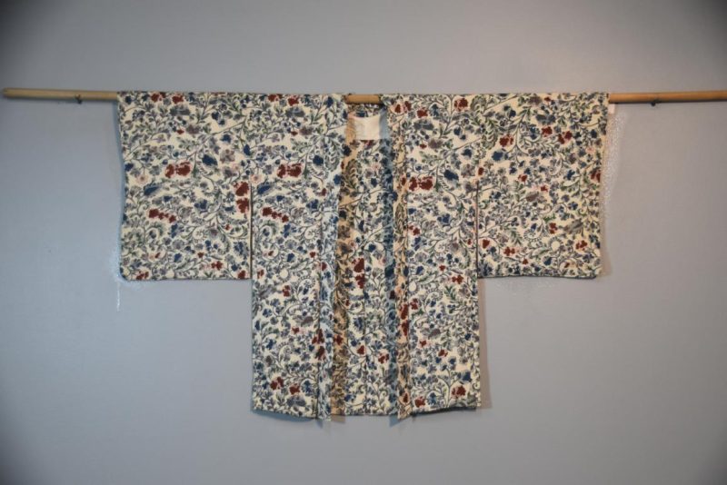 Vintage Soft Silk Haori Jacket