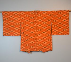 Orange Vintage Silk Haori Jacket