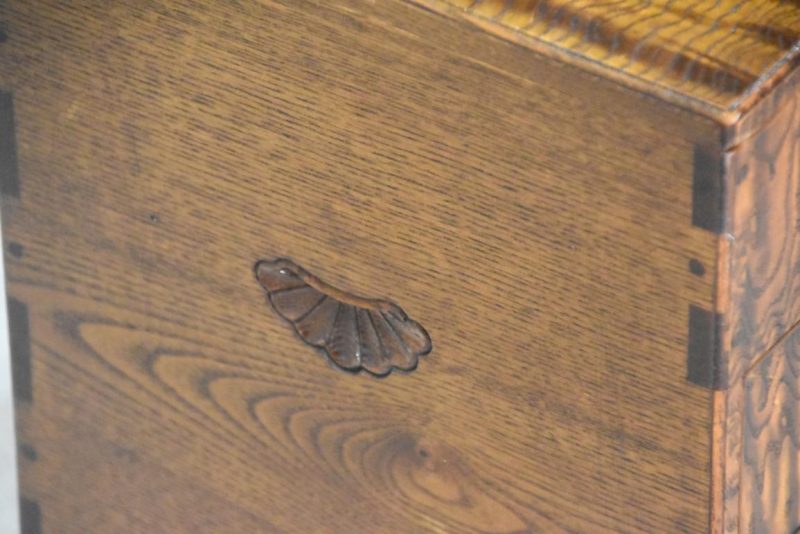 Burled Mulberry Hikidashi Drawer Chest  Width:333mm - Image 11