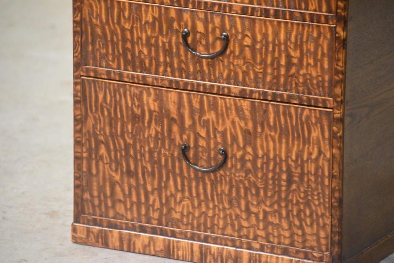 Burled Mulberry Hikidashi Drawer Chest  Width:333mm - Image 4