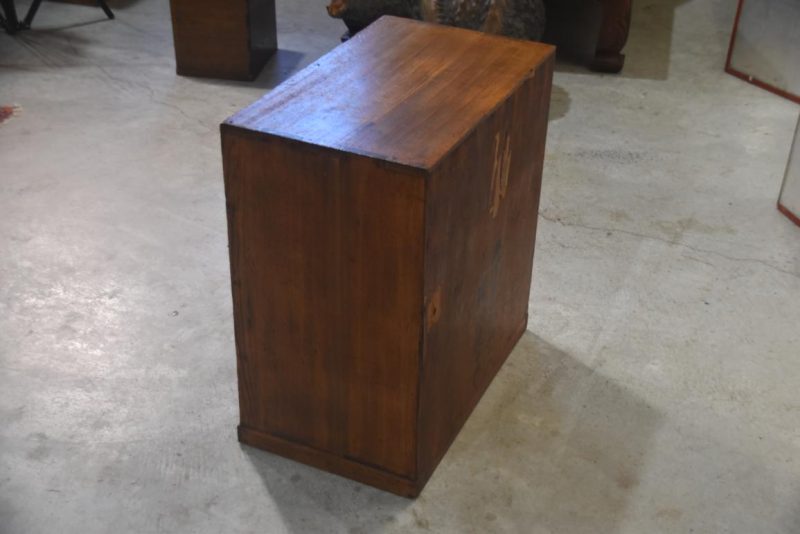 Burled Mulberry Hikidashi Drawer Chest  Width:605mm - Image 6