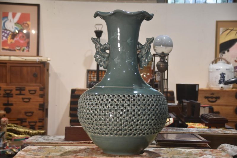 Korean Celadon Vase Height:620mm - Image 3
