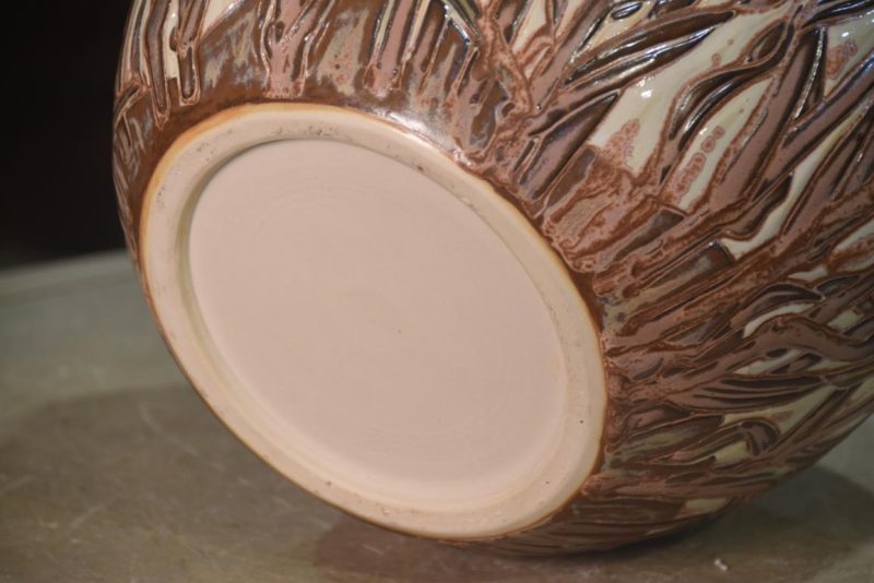 Japanese Art Nouveau Style Vase Width:270mm - Image 6