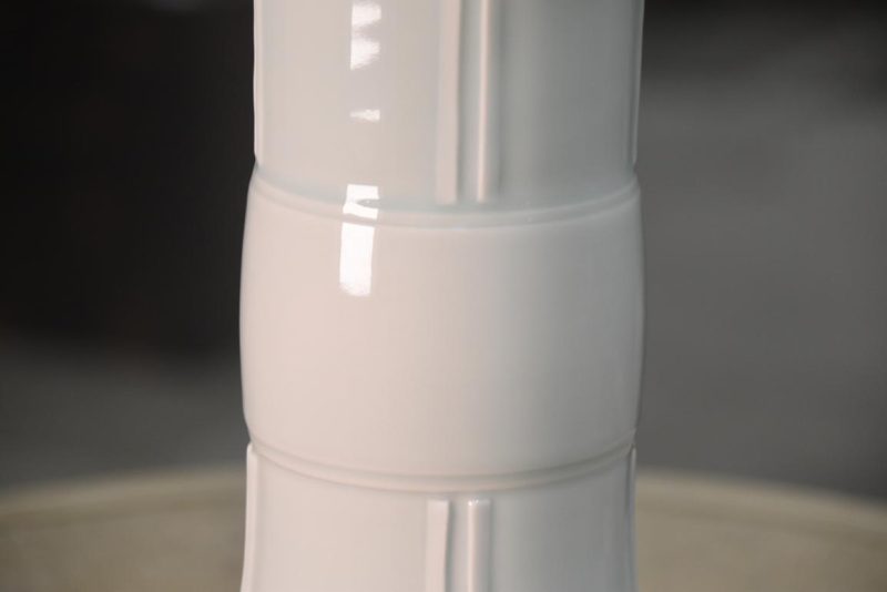 Japanese Seiji (Celadon) Vase Height:380mm - Image 5
