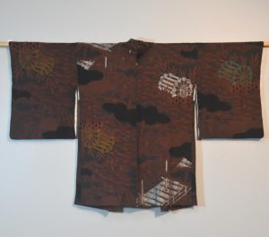 Lacquered Thread Vintage Silk Haori Jacket