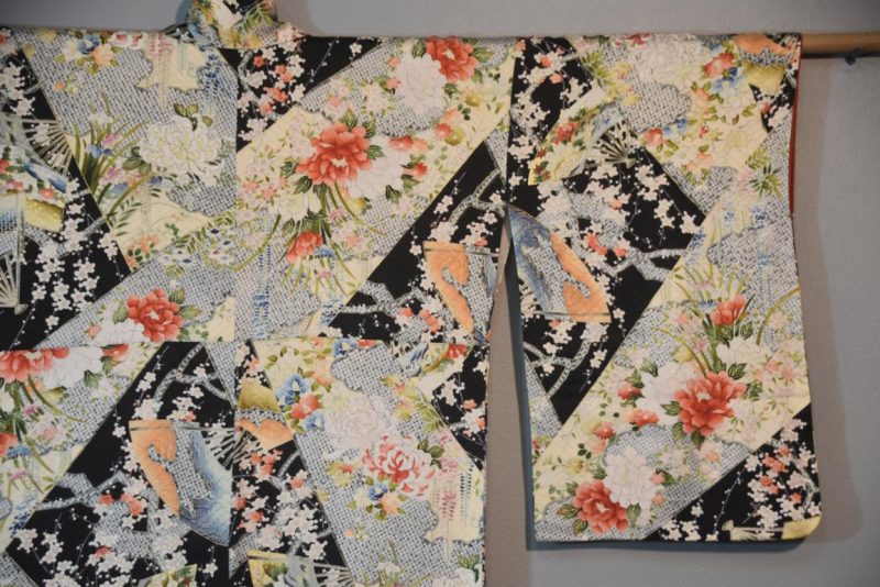 Japanese Silk Vintage Kimono - Image 3