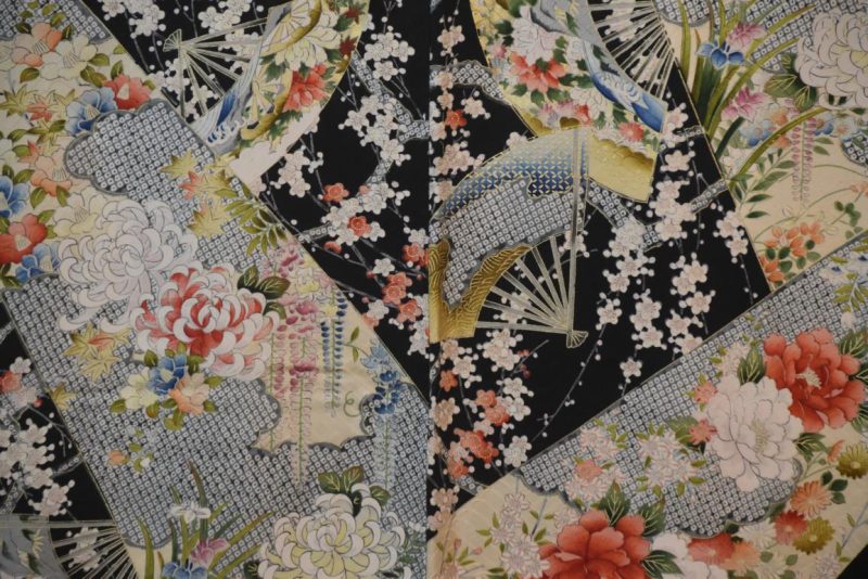 Japanese Silk Vintage Kimono - Image 2