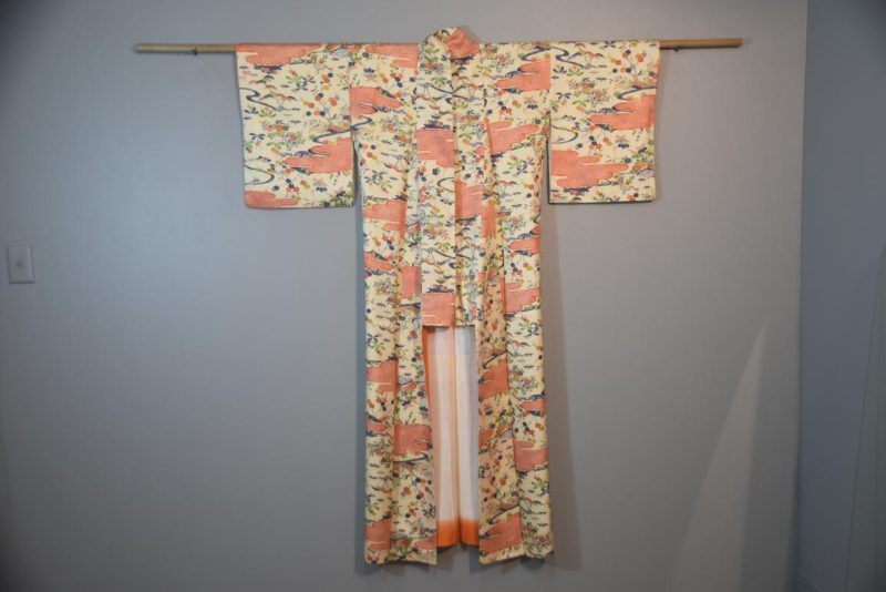 Japanese Silk Vintage Kimono - Image 6