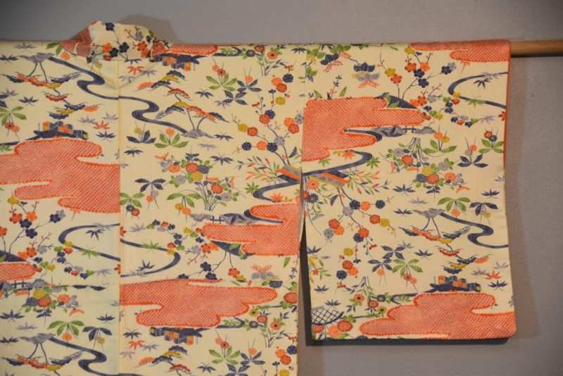 Japanese Silk Vintage Kimono - Image 4