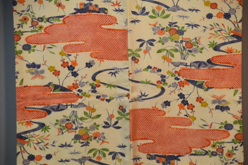 Japanese Silk Vintage Kimono - Image 3