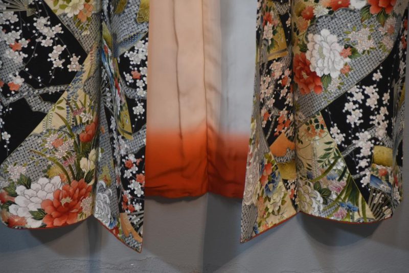 Japanese Silk Vintage Kimono - Image 6