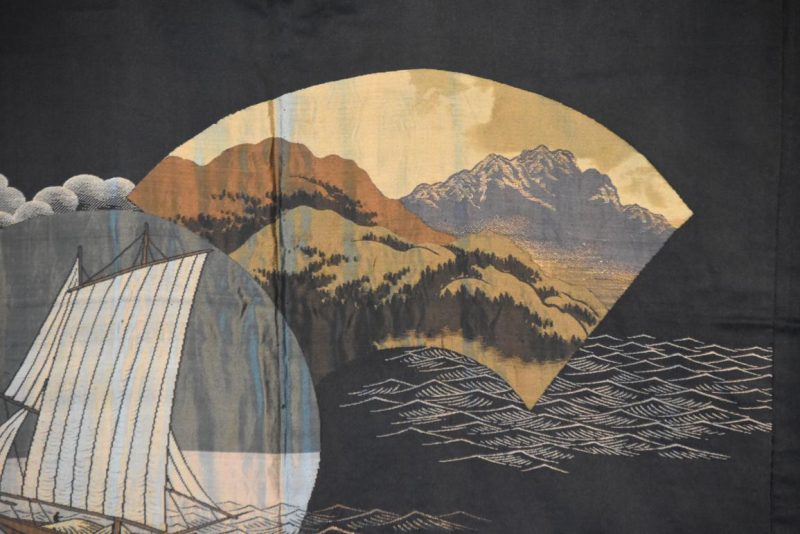 Vintage Japanese Silk Mans Haori (Kimono Jacket) - Image 2