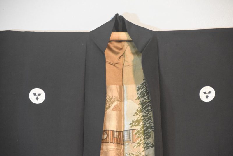 Vintage Japanese Silk Mans Haori (Kimono Jacket) - Image 5