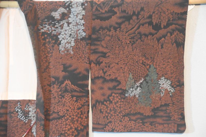 Lacquered Thread Vintage Silk Haori Jacket - Image 2