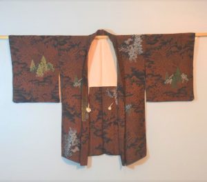 Lacquered Thread Vintage Silk Haori Jacket