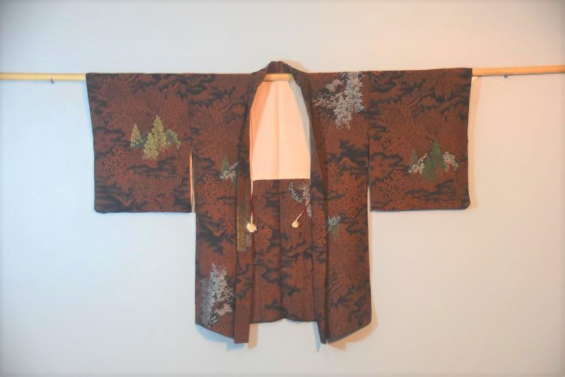 Lacquered Thread Vintage Silk Haori Jacket