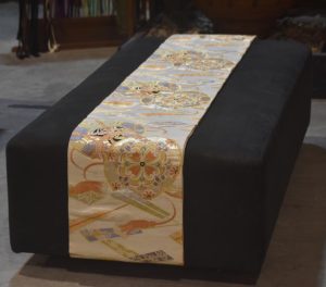 Japanese Drums Vintage Maru Table Runner / Obi