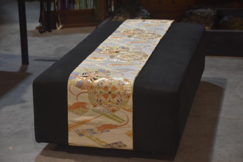 Japanese Drums Vintage Maru Table Runner / Obi