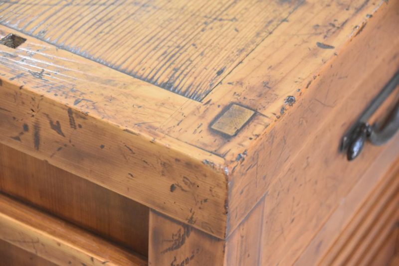 Antique Merchant's Chest Width:970mm - Image 14