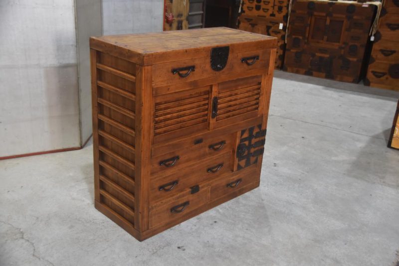 Antique Merchant's Chest Width:970mm - Image 13