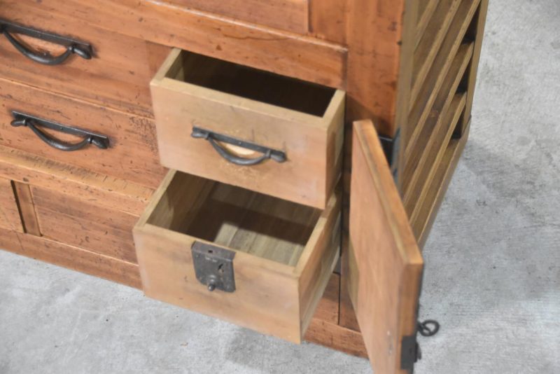 Antique Merchant's Chest Width:970mm - Image 7