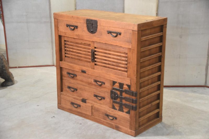 Antique Merchant's Chest Width:970mm - Image 4