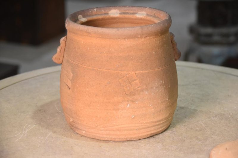 Shigaraki Pottery Mizuzashi Width:195mm - Image 6