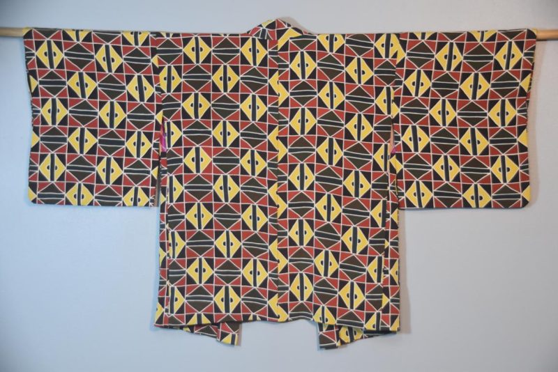 Stunning 1950's Design Vintage Silk Haori - Image 7