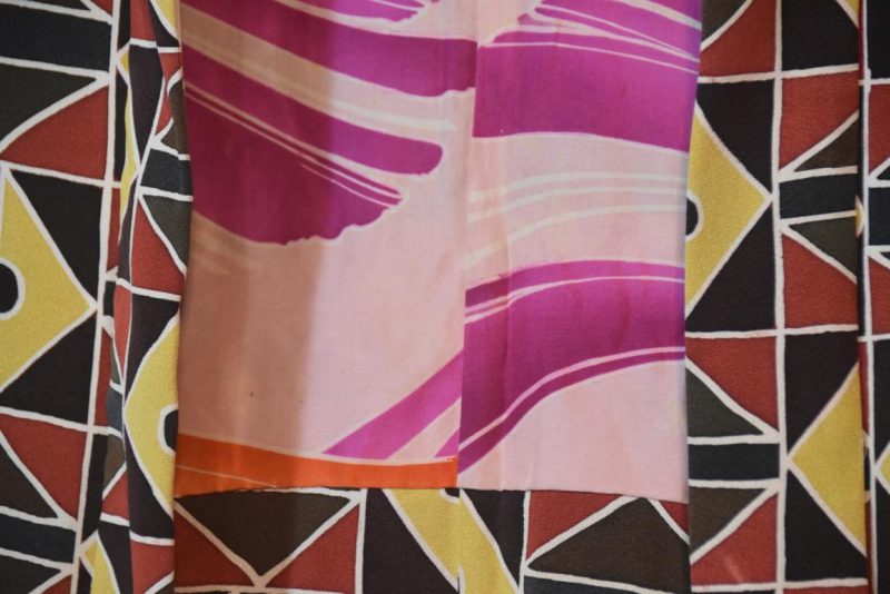 Stunning 1950's Design Vintage Silk Haori - Image 6