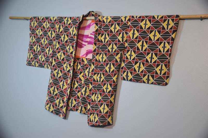 Stunning 1950's Design Vintage Silk Haori - Image 5