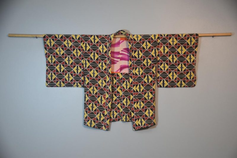 Stunning 1950's Design Vintage Silk Haori