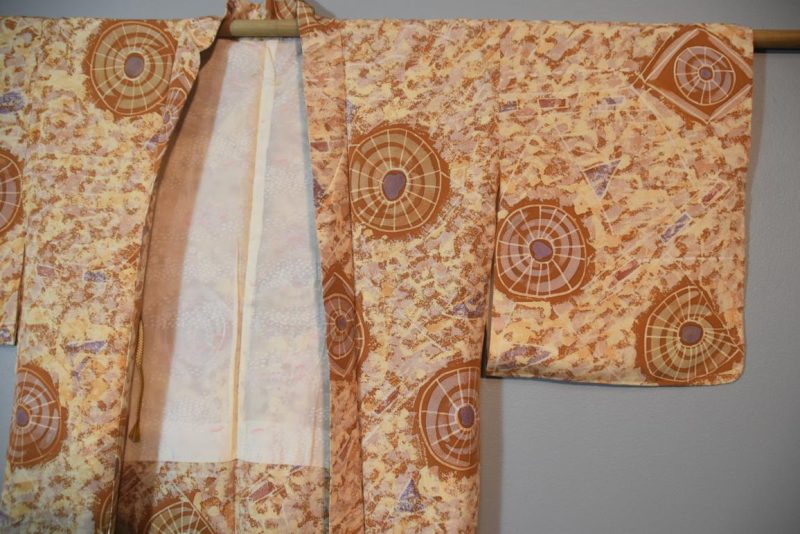 Salted Caramel Vintage Haori Jacket - Image 2