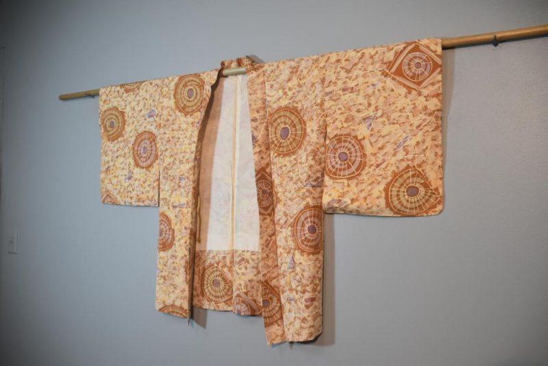 Salted Caramel Vintage Haori Jacket - Image 3