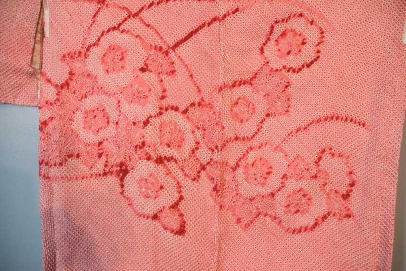 Vintage Shibori Design Silk Haori Jacket - Image 2