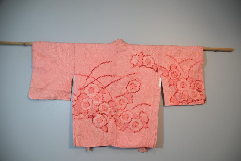 Vintage Shibori Design Silk Haori Jacket - Image 3