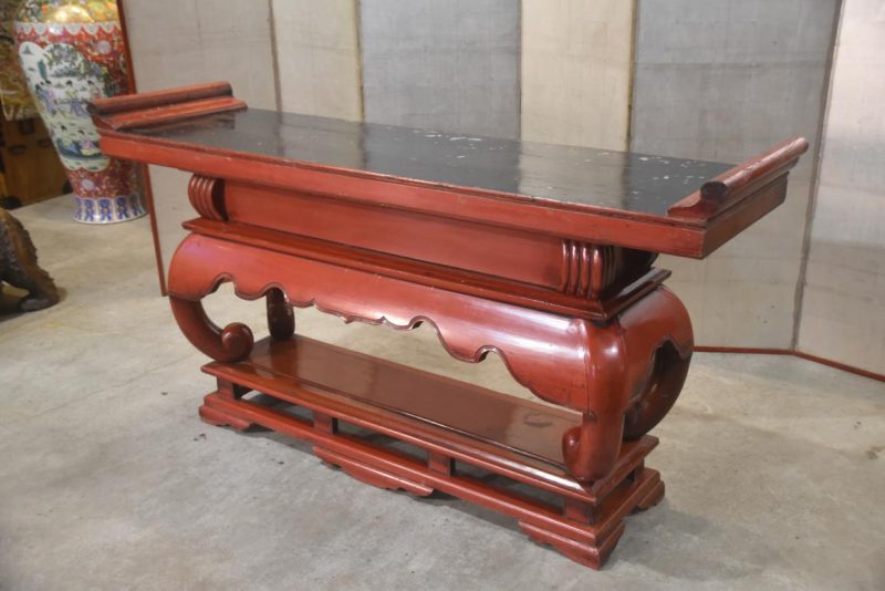 Japanese Antique Altar Table Width: 1900mm - Image 4