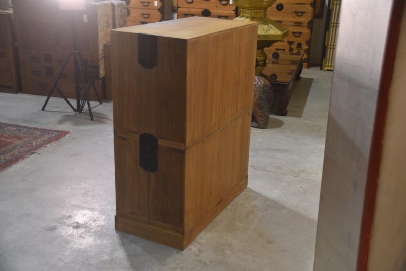 Vintage 5 Drawer Clothing Chest (2 Sections) and base Width:880mm - Image 8