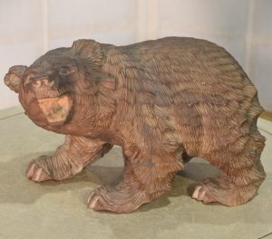 Carved Wooden Hokkaido Bear Width:360mm