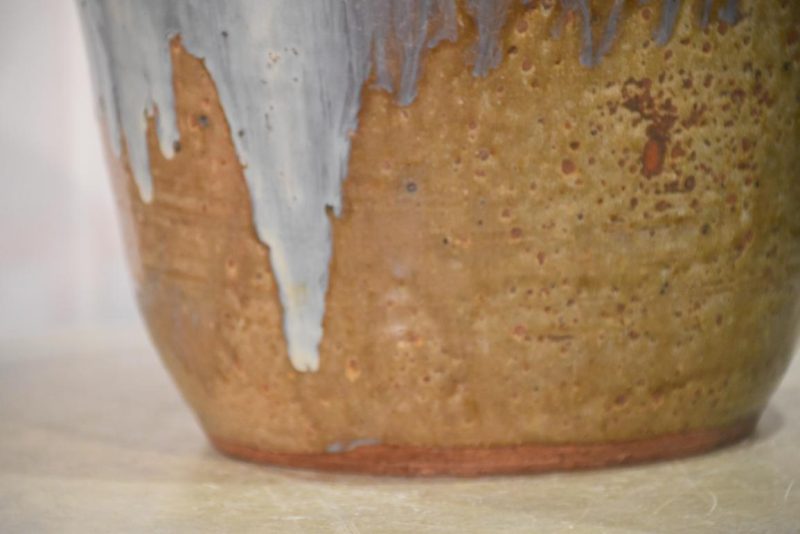 Shigaraki Drip Glaze Tsubo Urn Height:280mm - Image 6