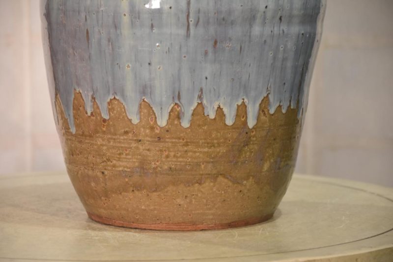 Shigaraki Drip Glaze Tsubo Urn Height:280mm - Image 4