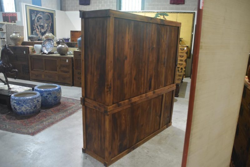 Antique Misedansu Shop Display Chest Width:1520mm - Image 7