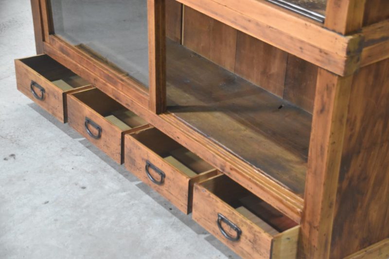 Antique Misedansu Shop Display Chest Width:1520mm - Image 2