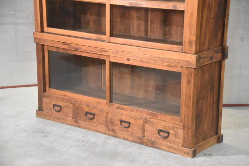 Antique Misedansu Shop Display Chest Width:1520mm - Image 4