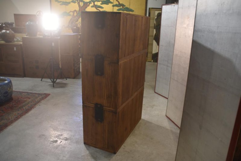 Japanese Vintage Wedding Chest (3 Sections) Width:940mm - Image 7