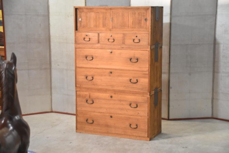 Japanese Vintage Wedding Chest (3 Sections) Width:940mm