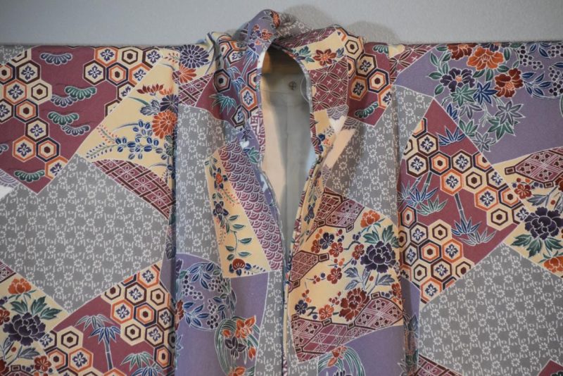 Japanese Soft Silk Vintage Kimono - Image 7
