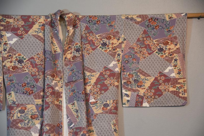 Japanese Soft Silk Vintage Kimono - Image 4