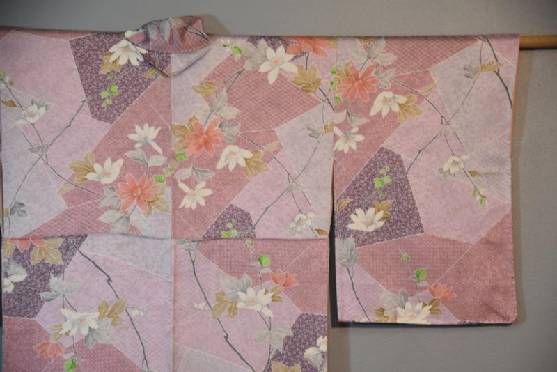 Japanese Soft Silk Vintage Kimono - Image 3