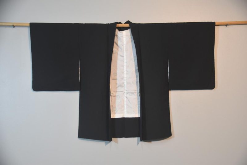 Black Silk Vintage Haori - Image 3